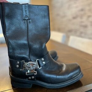 Harley  Davidson Hustin Waterproof Leather Riding Boots
